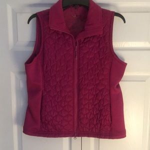 LL Bean dark pink vest